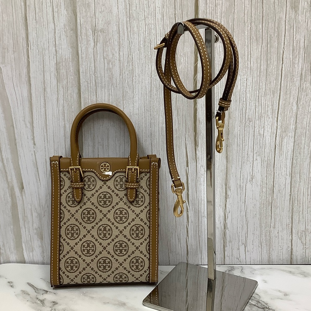 NWT Tory Burch T Monogram Jacquard Mini N/S Tote